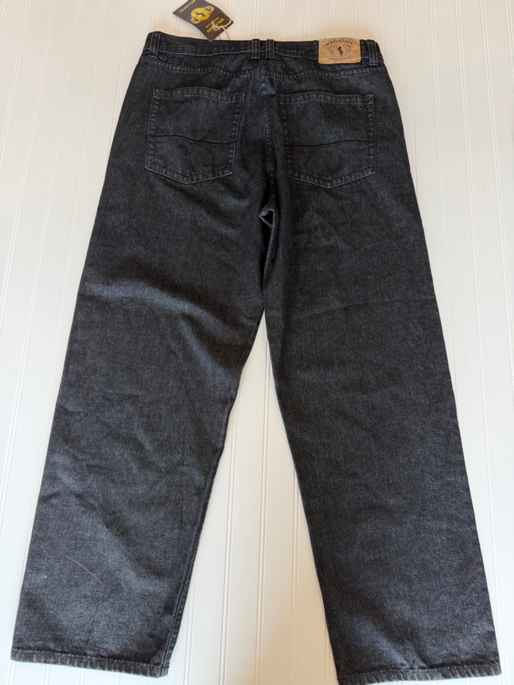 Men's Relaxed Bronson Jeans in Washed Black - Size 36x31 New - Picture 8 of 11